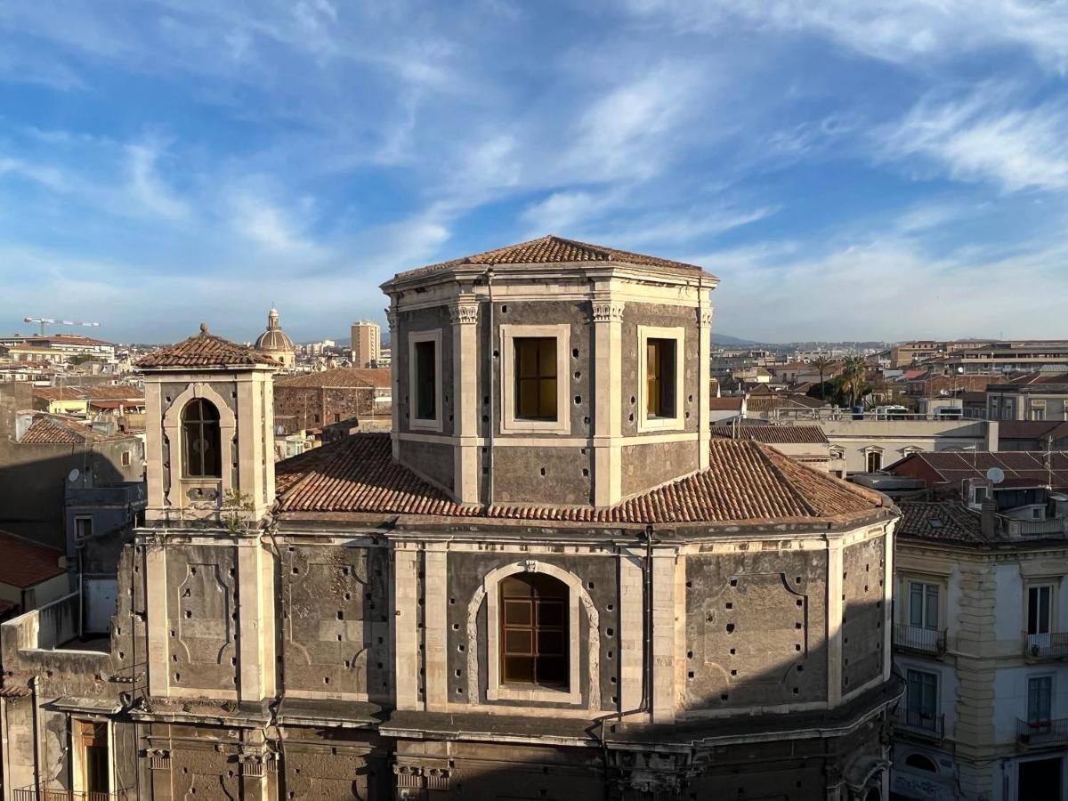 Апартаменты La Terrazza Di Sant'Agata Катания Экстерьер фото
